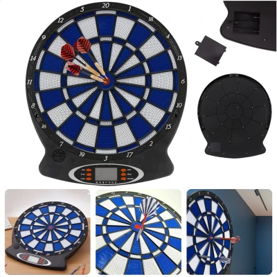 Afbeelding van Cheqo Elektronisch Dartbord Darten Elektrisch Inclusief 18 Spellen LCD Display Darts Dartpijlen