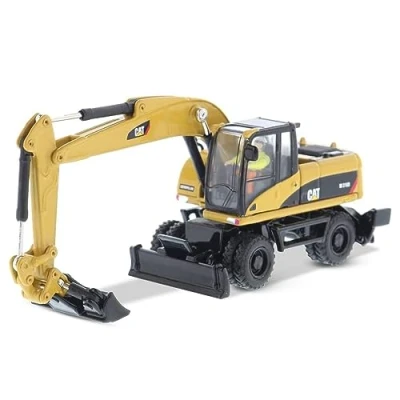 Afbeelding van Cat M318D WHEX mobiele kraan 1:87 Diecast Masters HO Series