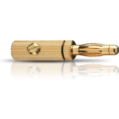 Afbeelding van Oehlbach Banana B3 Pin max 4mmÂ² gold 4 pc goud