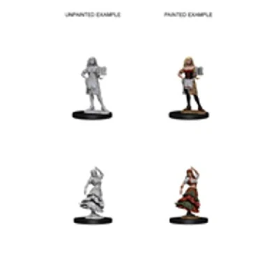 Afbeelding van Pathfinder Roleplaying Game Unpainted Miniatures: Bartender/Dancing Girl