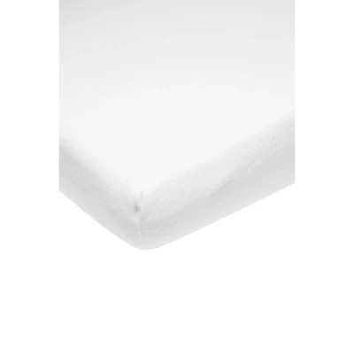 Afbeelding van Meyco Molton Hoeslaken Wieg Jersey 40x80 Wit