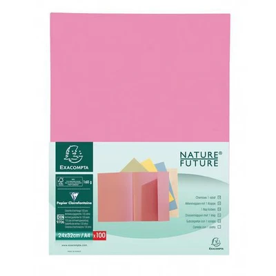 Image de Paquet 100 chemises 1 rabat super 180 24x32cm