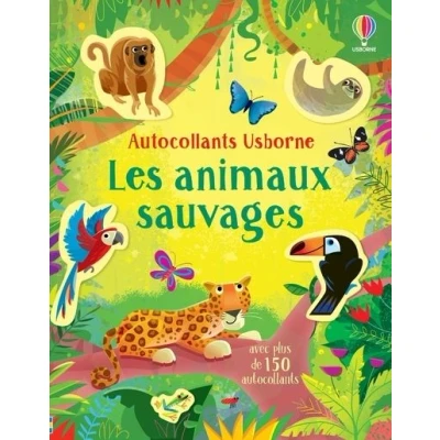 Image de Les animaux sauvages Autocollants Usborne