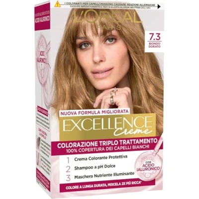 Afbeelding van L&#039;OREAL Excellence nr. 7,3 goudblond haarverf