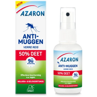 Afbeelding van 2x Azaron Anti Muggenspray 50% DEET 50 ml