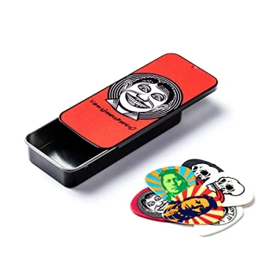 Afbeelding van Dunlop John van Hamersveld opbergblikje met plectrums medium