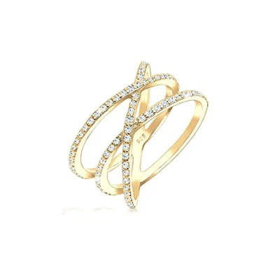 Afbeelding van Elli Ring, Dames, Maat: 54, Gold coloured