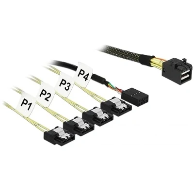 Afbeelding van DeLOCK Mini SAS HD SFF 8643 &gt; 4x SATA 7 Pin