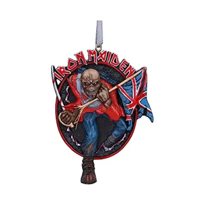 Afbeelding van Nemesis Now Iron Maiden The Trooper Hangende Kerstboomversiering 8.5cm