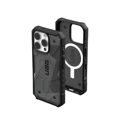 Afbeelding van Urban Armor Gear Pathfinder geschikt voor Apple iPhone 16 Pro Back Cover Hoesje Grote Knoppen Geo