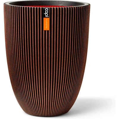 Afbeelding van Capi Europe Vaas elegant laag Groove NL 46x58 Koper