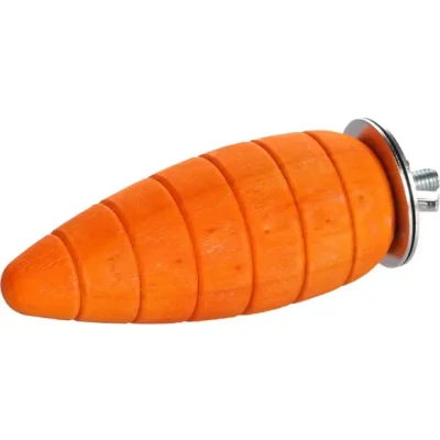 Afbeelding van Flamingo Knaagdierenspeelgoed Wortel Speelgoed 7.5x2.2 cm Oranje
