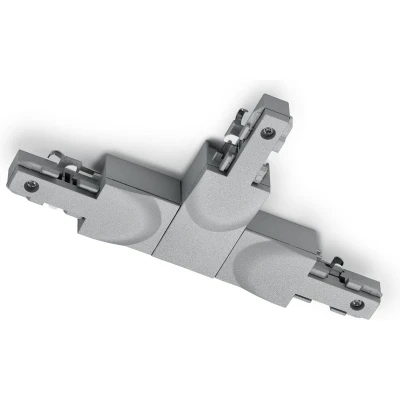 Afbeelding van Spanningsrail Doorverbinder DUOLINE T Connector Aarde Rechts 2 Fase Mat Titaan