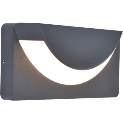 Afbeelding van Lutec LUPS 6402801118 LED buitenlamp (wand) vast ingebouwd 14 W Antraciet