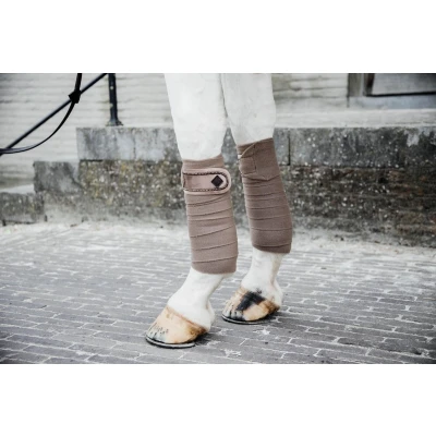 Afbeelding van Kentucky Bandages Polar Fleece Velvet Pearls Beige Full Agradi.be