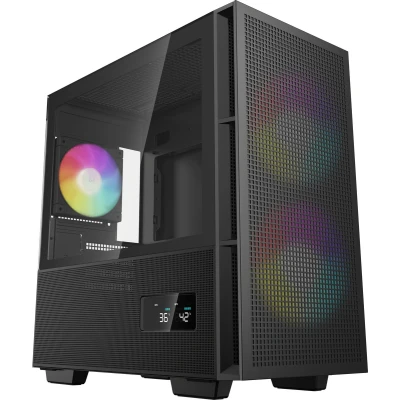 Afbeelding van ATX Semi toren doos DEEPCOOL CH360 Zwart Multicolour