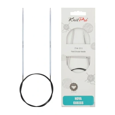 Afbeelding van KnitPro Nova Cubics rondbreinaalden 40cm 2.50mm.