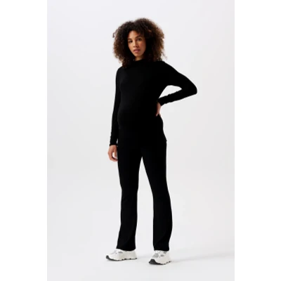Afbeelding van Zwangerschapsbroek Casual broek flared Luci Black XS