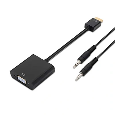 Afbeelding van Adapter HDMI naar SVGA met Audio Aisens A122 0126 Zwart 10 cm