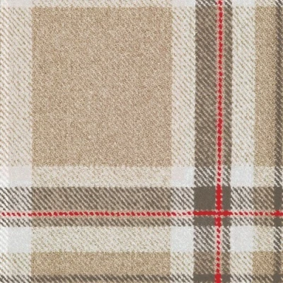 Afbeelding van 20 stuks papieren servetten, geruit, 33 x cm, beige