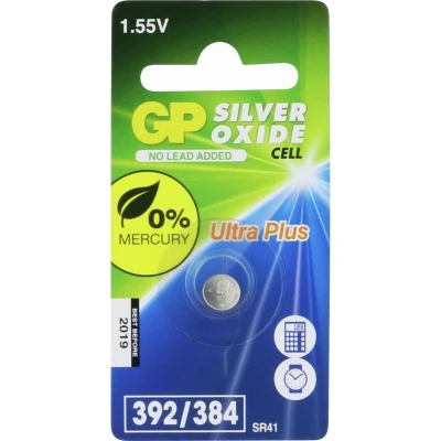 Afbeelding van Gp Batteries Knoopcel Zilver D392/Sr41