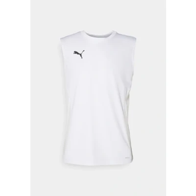Afbeelding van Puma Teamgoal Sleeveless Top, Heren, Maat: Large, White/black/feather gray