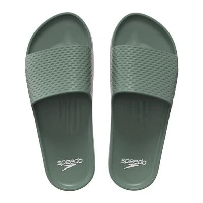 Afbeelding van Speedo Essentiële glijbanen Zwembad Sliders Sneldrogende Slides voor heren, Khaki (stad)
