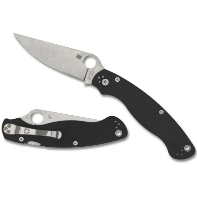 Afbeelding van Spyderco Zakmes Military 2 Black CPM S30V PE