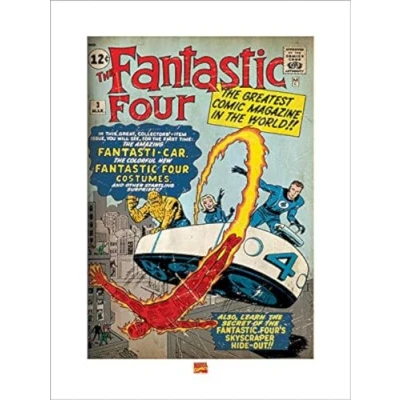 Afbeelding van Marvel Comics Fantastic Four Art Print 60x80cm