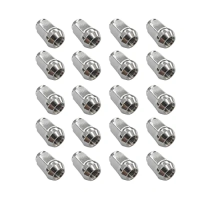 Afbeelding van TRACER 20 stuks wielmoeren gesloten conisch 60 M12 x 1,5 zilver geschikt voor aluminium en stalen velgen