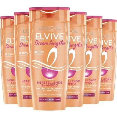 Afbeelding van 6x L&#039;Oréal Elvive Dream Lengths Shampoo 250 ml