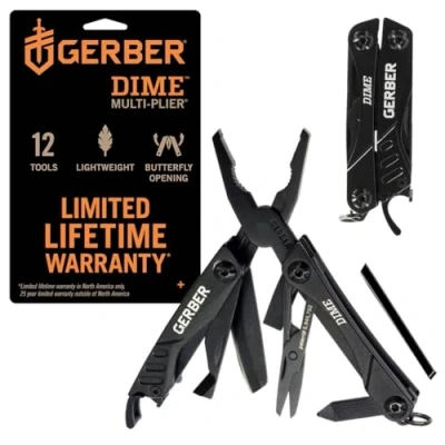 Afbeelding van Gerber Dime Micro Tool zwart multifunctionele tang