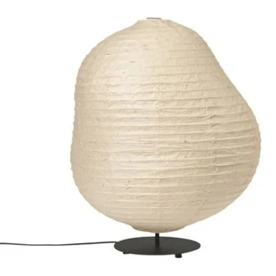 Afbeelding van ferm LIVING Kurbis Vloerlamp H 63,3 Natural / Zwart