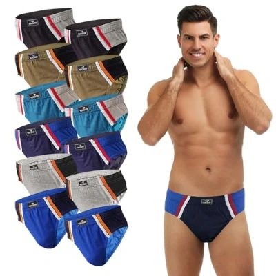 Afbeelding van Herenslips, set van 6 of 12 stuks., 12. stuks 570, 6XL grote maten