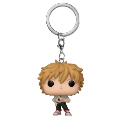Afbeelding van Funko Pop! Sleutelhanger: CSM Denji Chainsaw Man Vinyl Minifiguur om te verzamelen fancy sleutelhanger kerstcadeau cadeau idee Officiële producten Anime Fans