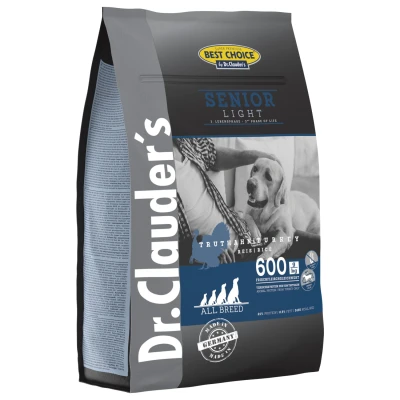Afbeelding van Dr.Clauder&#039;s Best Choice Senior Light All Breed Hondenvoer 4 kg