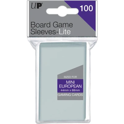 Afbeelding van Ultra Pro 100 Klein Formaat Kaarthoesjes voor Europese Bordspellen Pack (44 x 68 mm)