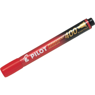 Afbeelding van Pilot Permanent Marker 400 beitelpunt rood