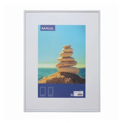 Image de Maul cadre photo plastique 30 x 40 cm blanc