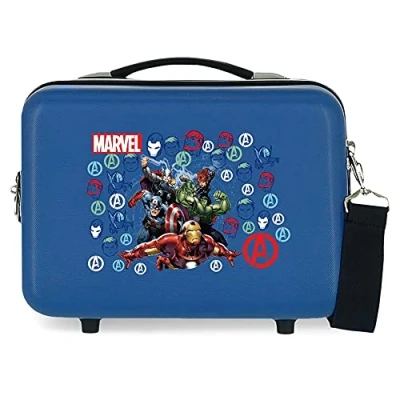 Afbeelding van Marvel Avengers, azuurblauw, 29 x 21 15 cm, Aanpasbare toilettas met schouderriem, Azur, schouderriem