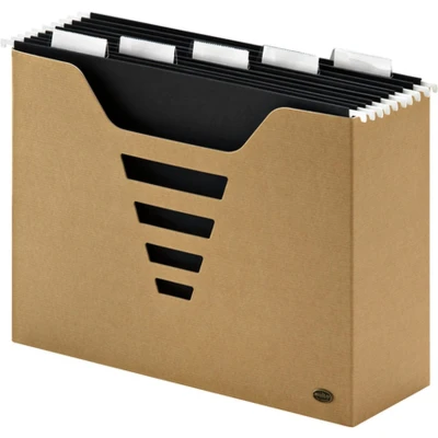 Afbeelding van Hangmappenbox Multo Kraft Line A4 + 5 hangmappen