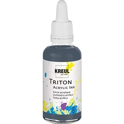 Afbeelding van KREUL Acrylinkt TRITON Acrylinkt, grafiet, 50 ml op