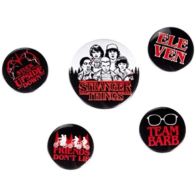 Afbeelding van Stranger Things Characters Badge Pack Buttons Gift