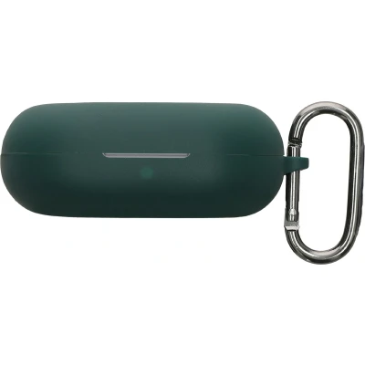 Afbeelding van kwmobile cover voor oordopjes case geschikt SoundPeats Breezy Trendy beschermhoes draadloze in donkergroen