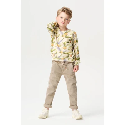 Image de Sweater Lugoff Tropical pattern Off white 92