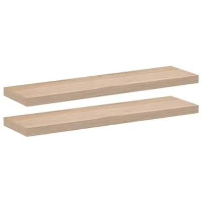 Afbeelding van vidaXL Wandschapppen 2 st 90x23,5x4 cm bewerkt hout