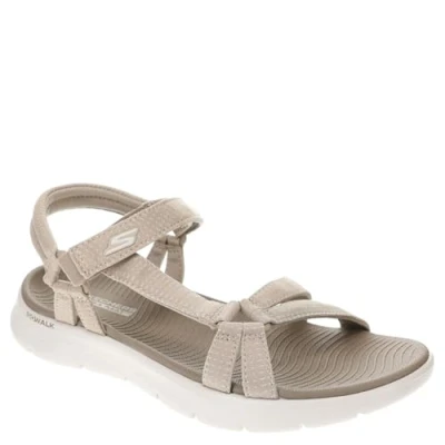 Afbeelding van Skechers Femme Sandales Go Walk Flex Sublime, Textile Taupe, 36 EU