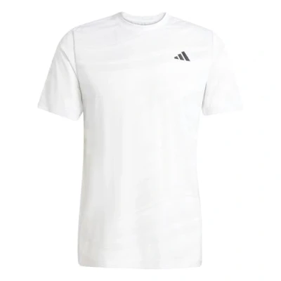 Afbeelding van adidas Performance CLUB Graph TEE Sport Tshirt, Heren, Maat: Medium, White/dash grey