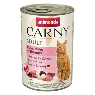 Afbeelding van Animonda Carny Kalkoen, Kip &amp; Garnalen 6 x 400 gram