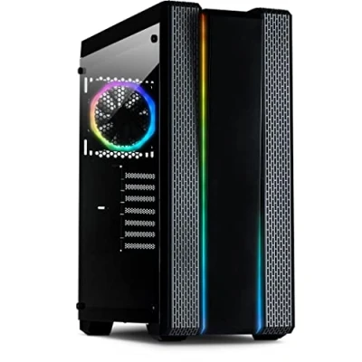 Afbeelding van Intertech S 3901 Impuls (ATX, mATX), PC behuizing, Zwart